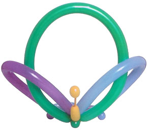 Balloons butterfly hat