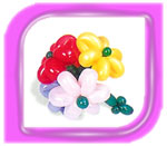 Balloons flowers