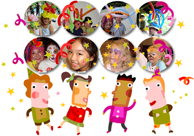 magician balloon n face painting